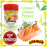 Cosmo's Lemon Pepper Seasoning Retail Shaker 100gm