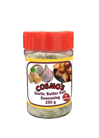 Cosmo's Garlic Butter Salt Seasoning Retail Shaker 250gm