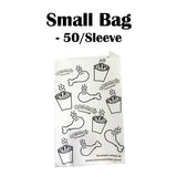 Small Greaseproof Takeaway Bags