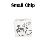 Small Chip Cartons Takeaway Boxes 