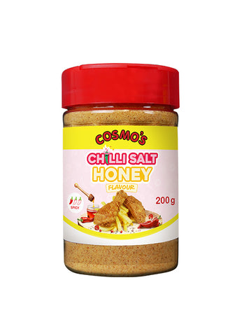 Cosmo's Chilli Salt Honey Flavour Retail Shaker 200gm