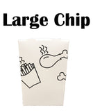 Large Chip Cartons / Takeaway Boxes (800/Box)
